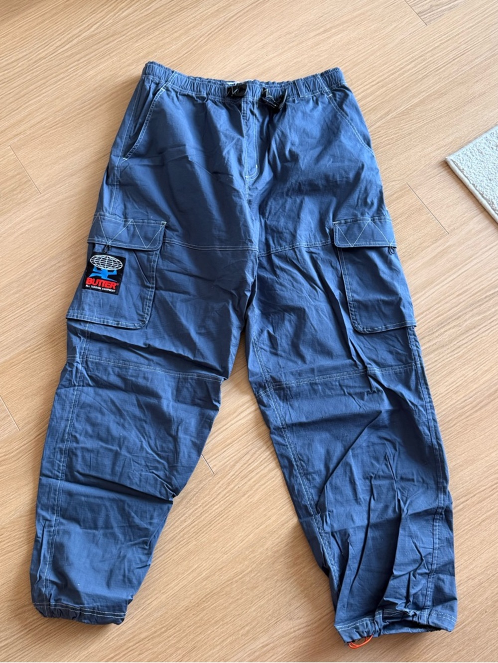 Classic Men's Cargo Pants in Slate Blue - Rugged Utility